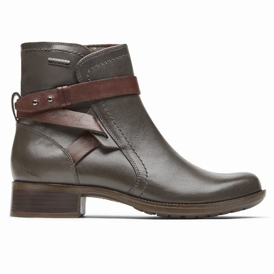 Botas Rockport Copley Waterproof Strap Mulher Cinzentas PT-56894